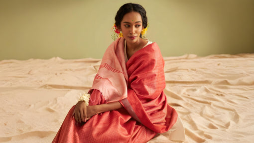 hairstyle for silk saree