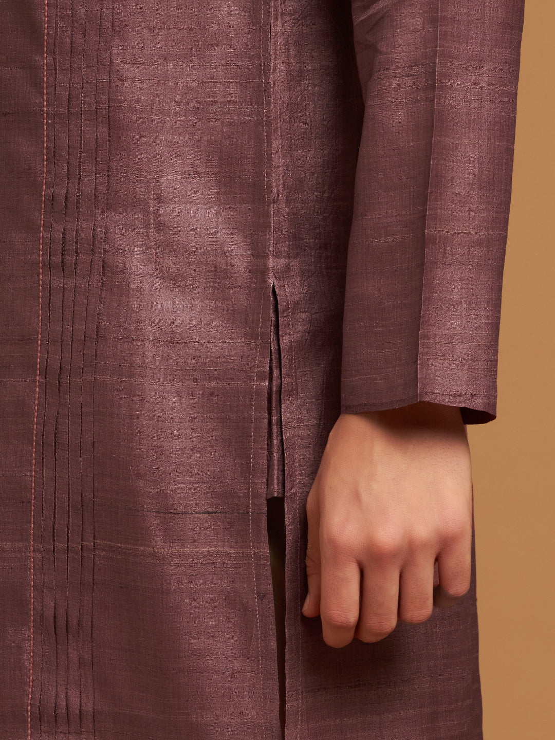 Myro wine silk Long Kurta