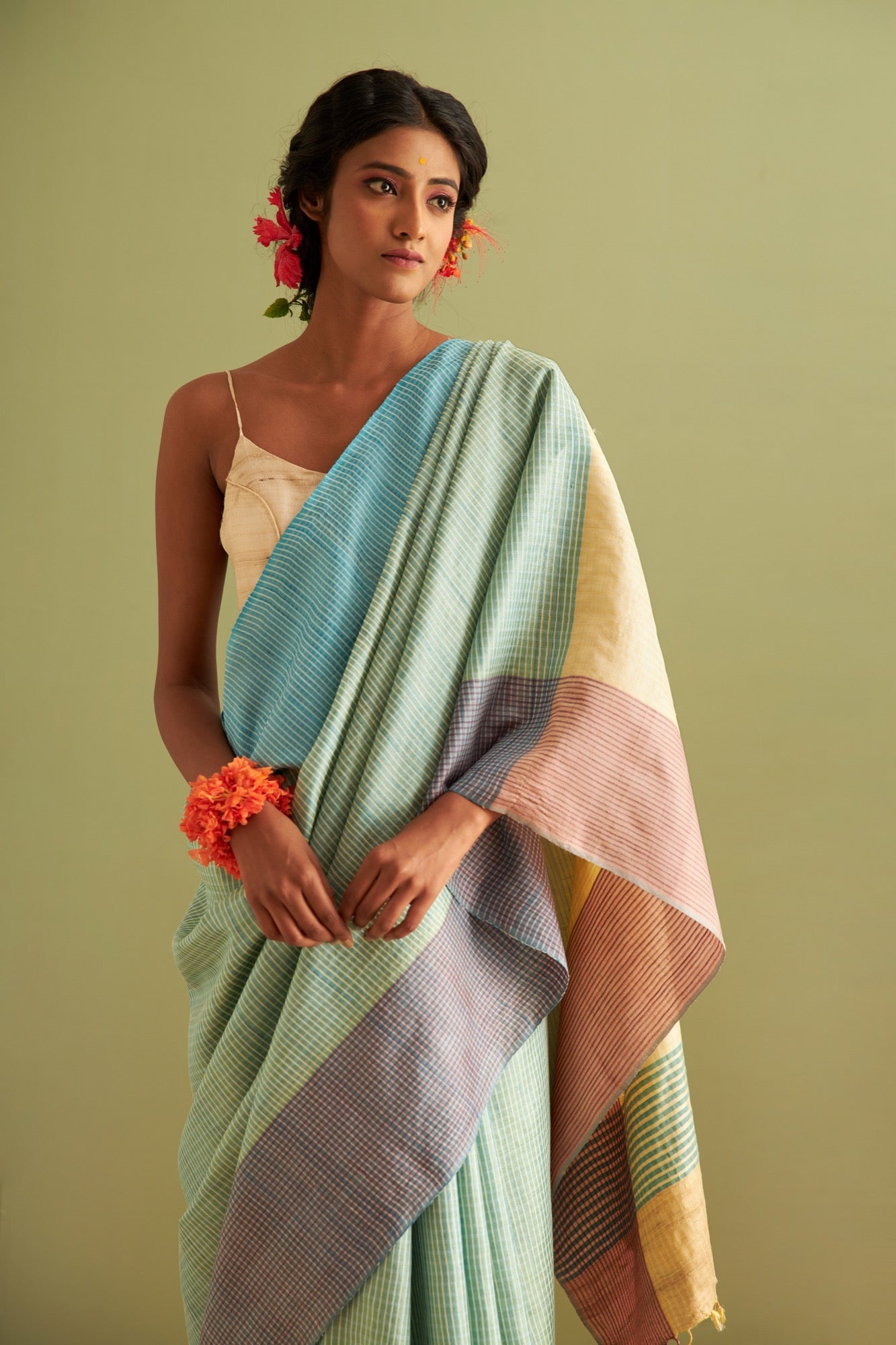 Aasmani Saree