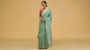 how to wear saree in lehenga style
