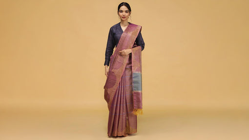 pure tussar silk sarees