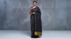 zari blouse with black saree