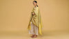 how to wear dupatta on gown