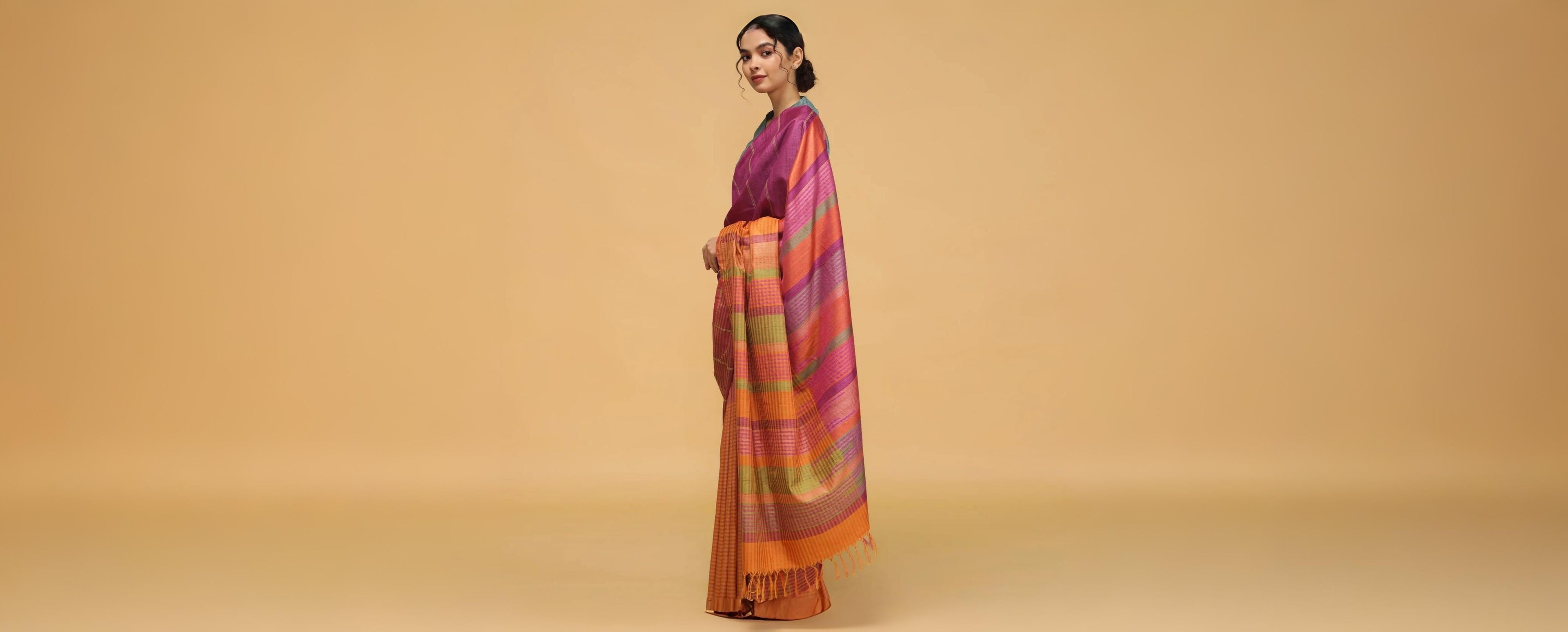 Best Sarees for Destination Weddings: 6 Lightweight Kosa Silk Options ...