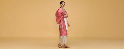 Indo Western Dupatta Style