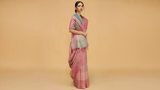 Saree to look slim