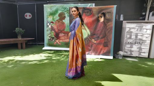 diwali saree look​