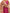 Handwoven Natural Kosa Silk Dupatta with Stripes and Temple in Pink