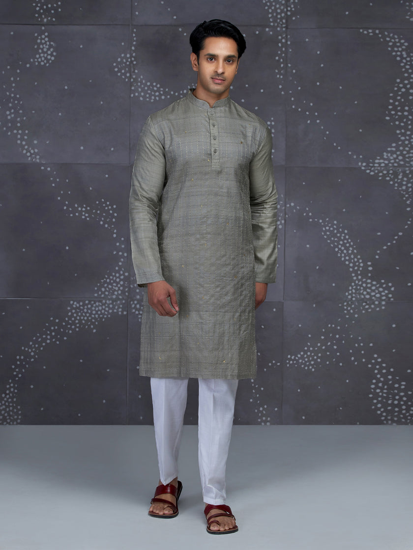 Kaustubh Kosa Long Kurta