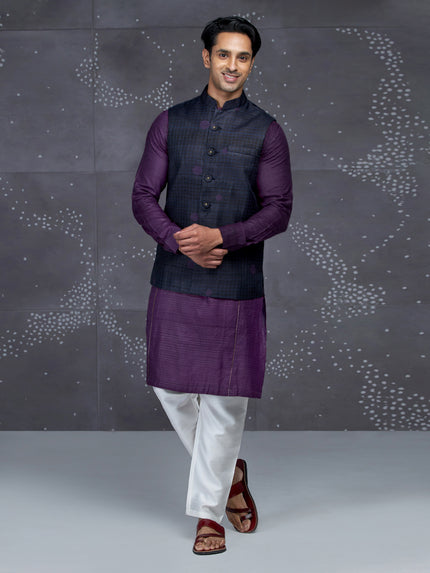Ritvaan Kosa Nehru Jacket