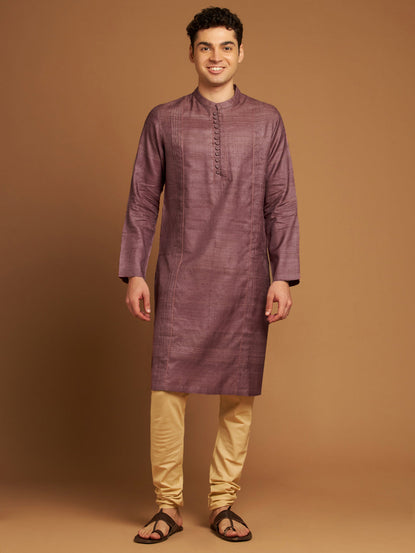 Myro wine silk Long Kurta