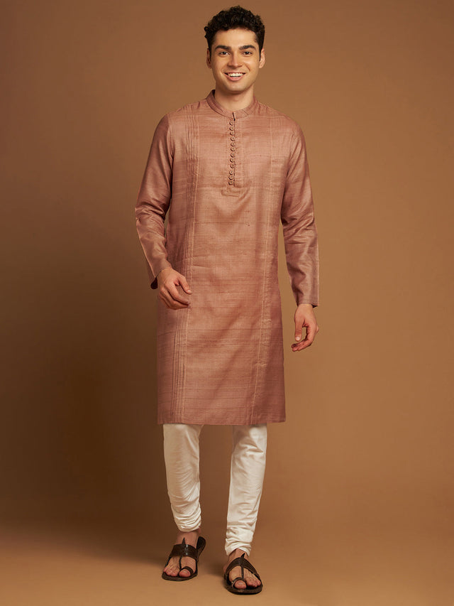 Long Kurta with Subtle Embroidery