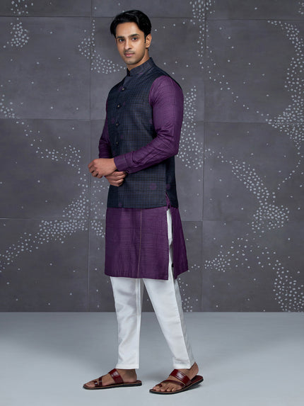 Ritvaan Kosa Nehru Jacket