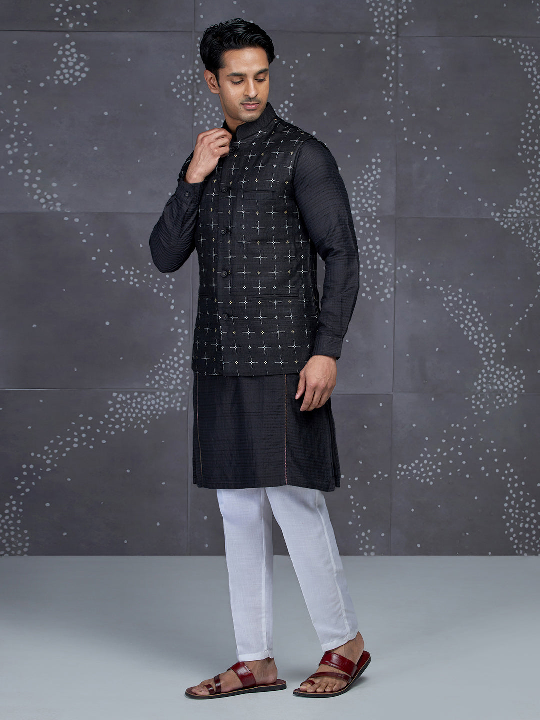 Taaran Kosa Nehru Jacket