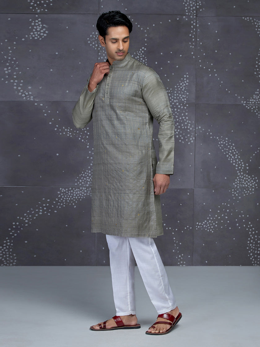 Kaustubh Kosa Long Kurta