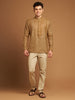 Kosa Relaxed Fit Kurta with Tribal Yoke Embroidery