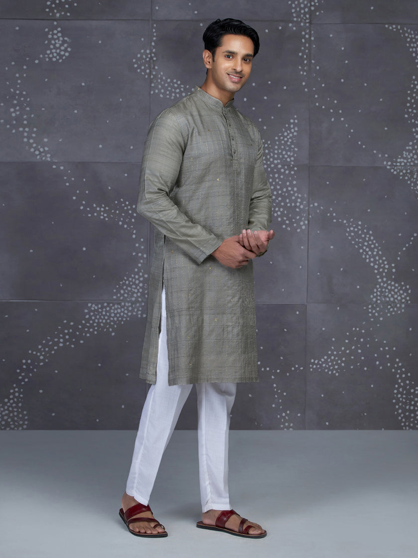 Kaustubh Kosa Long Kurta