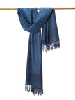 Blue Mulberry Silk,  Shawl