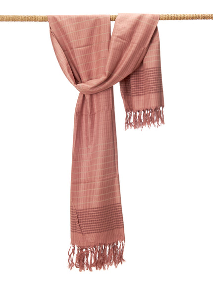 Peach Mulberry Silk, Shawl